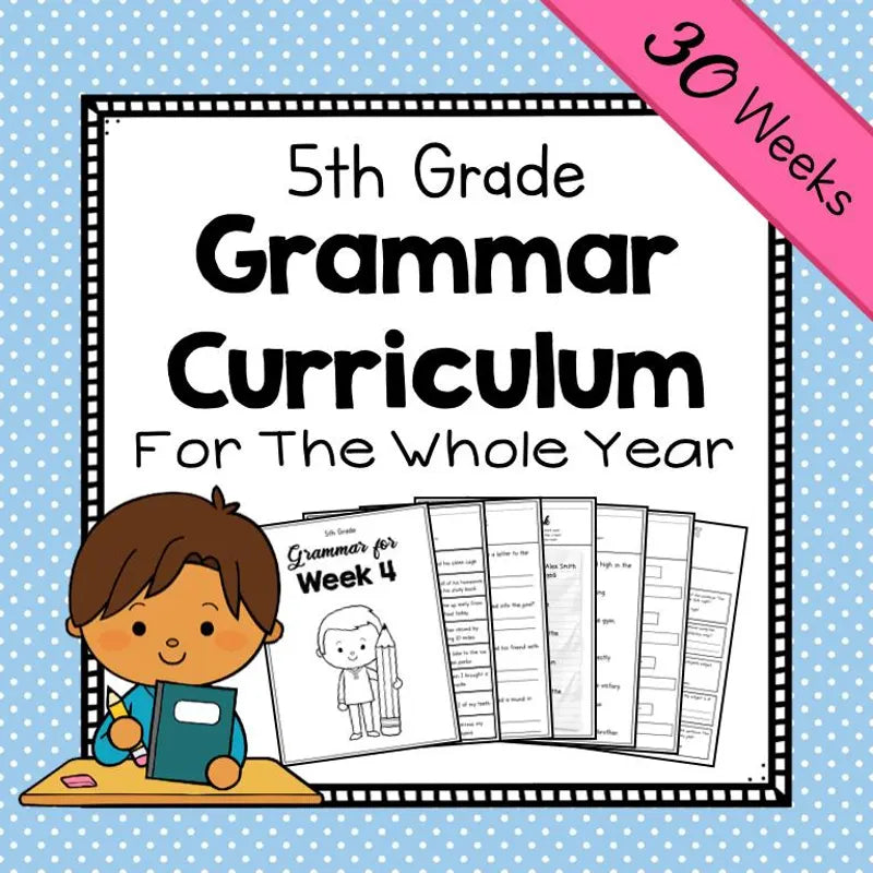 5th Grade Curriculum For The Whole Year